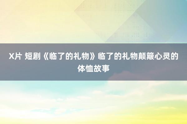 X片 短剧《临了的礼物》临了的礼物颠簸心灵的体恤故事